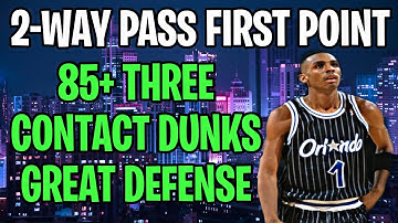 ABSOLUTE BEST BUILD NBA 2K21 NEXT GEN (BEST POINT GUARD BUILD 2K21 NEXT GEN) 2 WAY PASS FIRST POINT