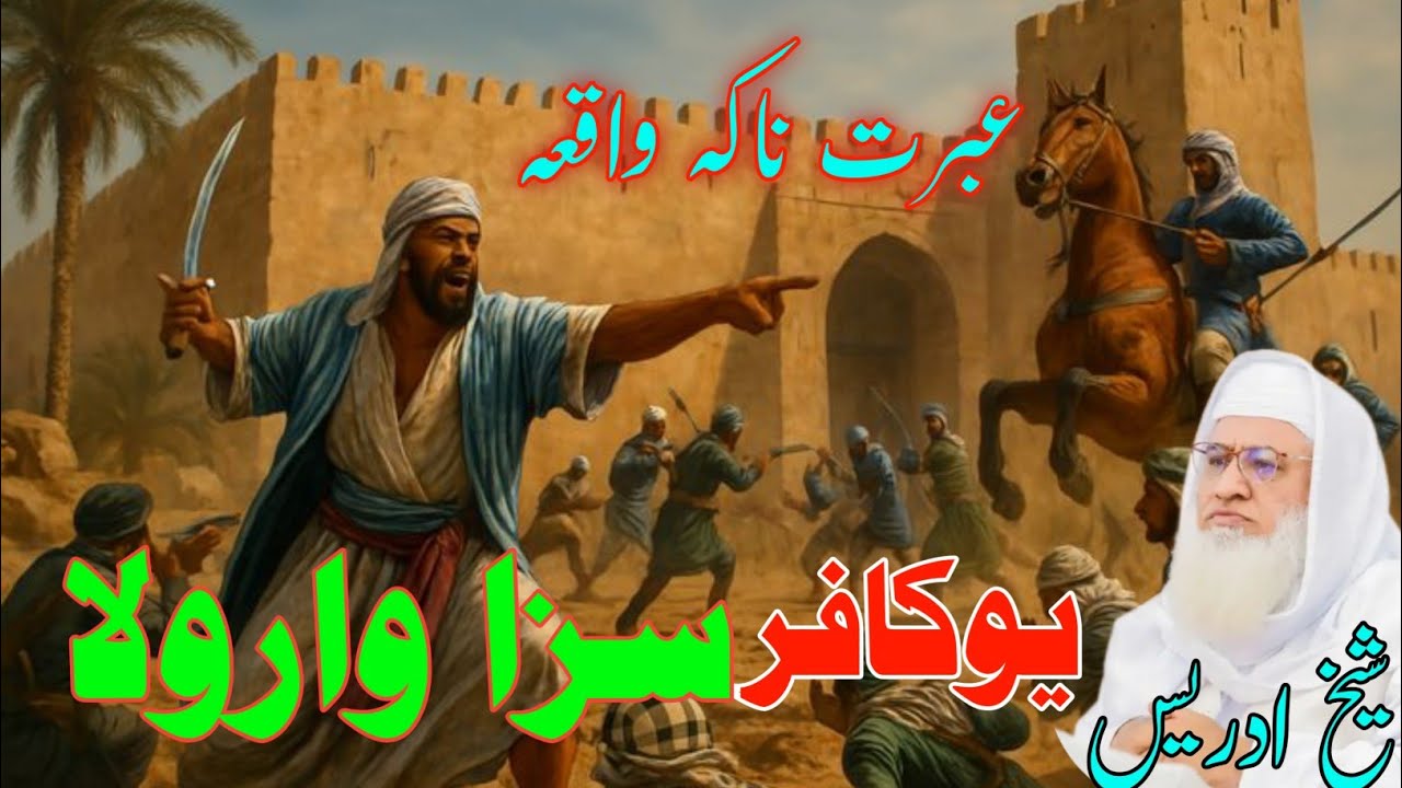 Pashto Bayan /Shikh Idris sib/یو کافر سزا وارولا عبرت ناک واقعہ 