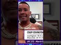 Colby covington heated at jorge masvidal shorts colbycovington jorgemasvidal ufc272