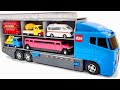 トミカ☆トミカのミニカーを開封しチェックしてコンボイへ収納していこう。