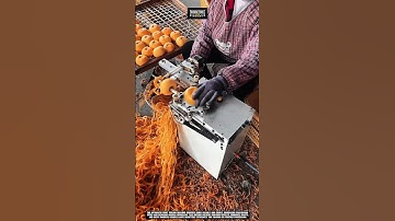 Peeling fresh fruits quickly using Work tool Automatic Fruit Peeling Machine system #tool #worktool