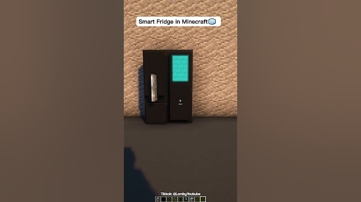 Minecraft: Modern Smart Fridge | #shorts