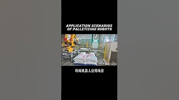 Application scenarios of palletizing robots. #automobile #factory #robotics #factorys #automation