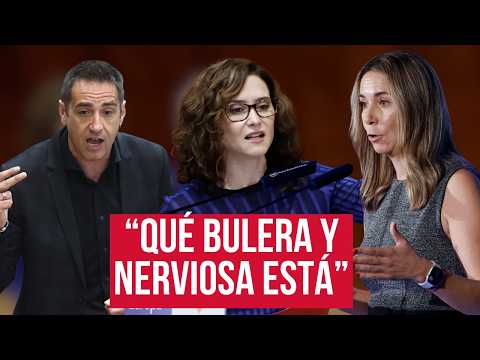 EMILIO DELGADO portrays JAVIER MILEI'S politics in AYUSO'S face: "How the hell do the Leftists..."