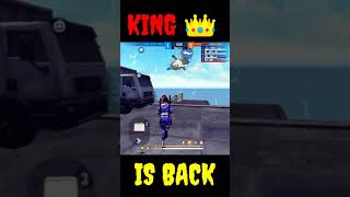 THE FREE FIRE KING ? IS BACK. ALL YOUTUBERS WAS DIE shorts