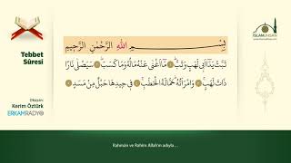 Tebbet Suresi - Kerim Öztürk Oku, Dinle Ve Takip Et