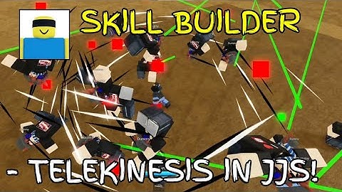 How to add TELEKINESIS in JJS! | Jujutsu Shenanigans Skill Builder Tutorial