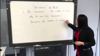 丁老师语法系列课堂 4：Because的使用
