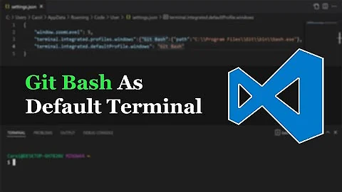 VS Code Integrate Git Bash as Default Terminal