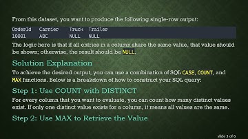 How to Compare All Data in Each Column in MSSQL for Consolidated Output