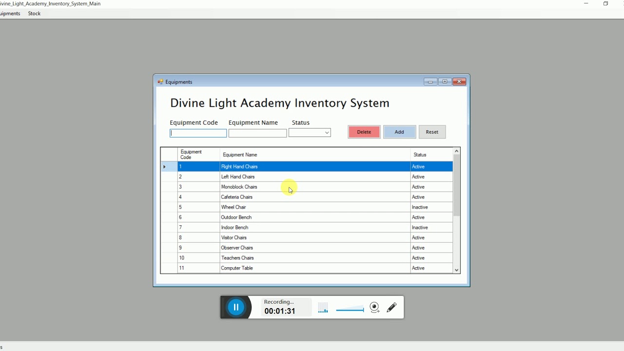 computerized inventory system