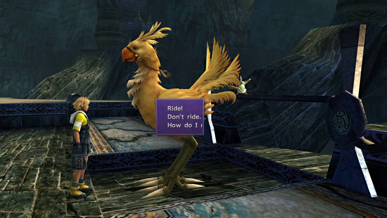 FINAL FANTASY X Remiem Temple Chocobo racing - YouTube.