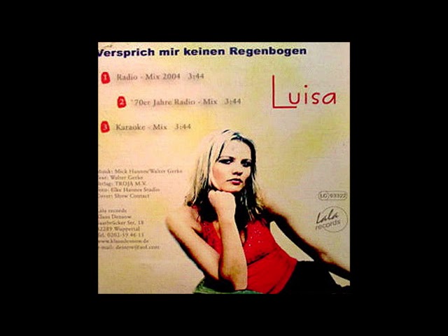 Louisa - Versprich Mir Nicht Den Regenbogen