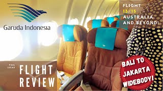 REVIEW: Garuda Indonesia's GREAT A330-300 Economy Class (Denpasar Bali - Jakarta)