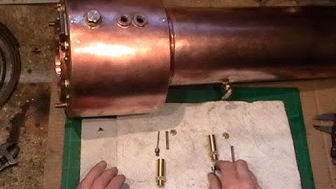 Making a Steam Boiler (Boiler Fittings) PART 2 "Pressure Relief  Valves" "mr factotum"