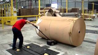 Appleton RollMover in use at board plant