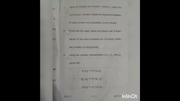 Quantum mechanics M.Sc.1 sem physics paper 2022 kumaun university