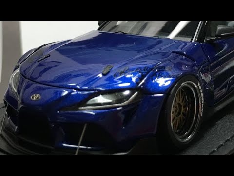 New！PANDEM Supra(A90) Blue Metallic 1/43scale ignitionmodel - YouTube