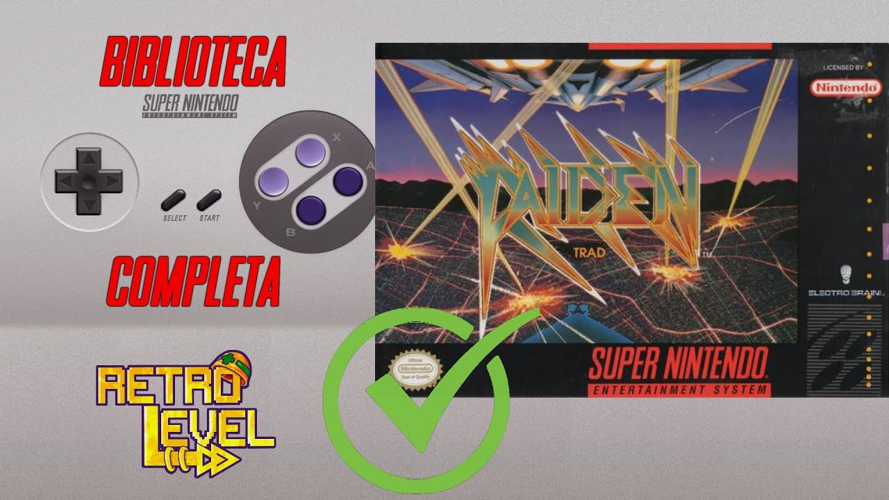 Raiden Trad - Biblioteca COMPLETA do Super Nintendo #1077 - YouTube