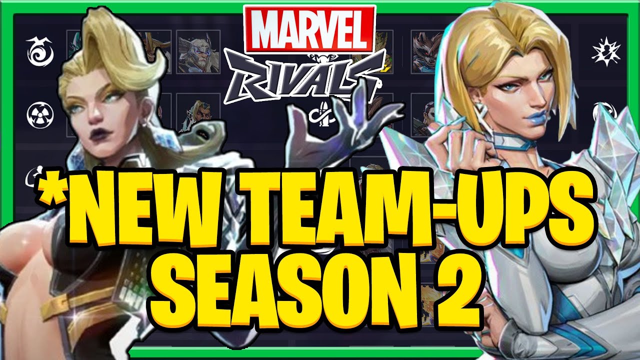 Marvel Rivals Season 2 *NEW Team Up Abilities : All Heroes Emma Frost ...