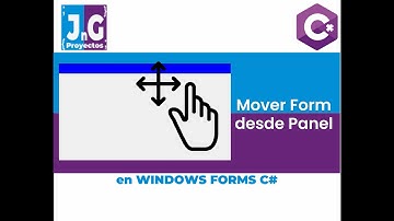 2 métodos mover form desde Panel en C# Windows Forms | no audio