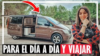 La MEJOR Furgoneta Camper de uso diario  | Mercedes Vito larga preparada para VIAJAR y DORMIR