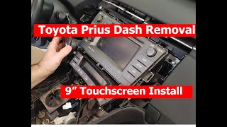 Toyota Prius Dash Removal for Install of 9 Inch Touchscreen