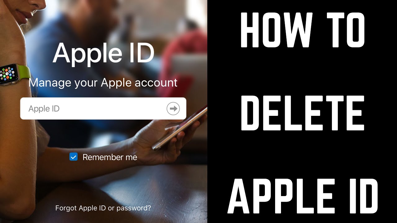 ลบบัญชี apple id  New  How to Delete Apple ID