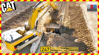 CAT 390D, 4x 773D  B 247 Mühlhausen, 2023. #13 #caterpillar #excavator