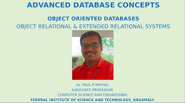 ADVANCED DATABASE CONCEPTS-PART 6(OBJECT RELATIONAL & EXTENDED RELATIONAL SYSTEMS)
