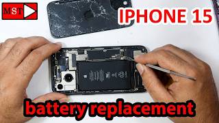 Iphone 15 BackGlass and Battery Replacement