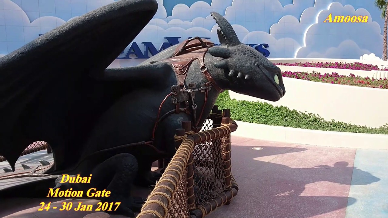 Motion Gate Dragon Ride Motion Gate - YouTube