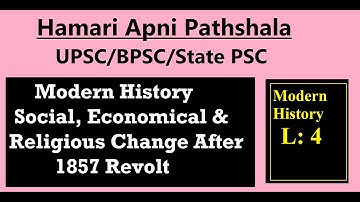 UPSC History: 1857 Revolt Effects: Social, Economic & Religious Change|Modern History|BPSC 65th Main
