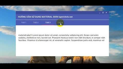 [C#] Thiết kế form MARTERIAL DESIGN trong VB.NET và C#