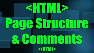 HTML Tutorial: Page Structure and Comments (div tag, br tag, hr tag) (Web Code Ep. 2)