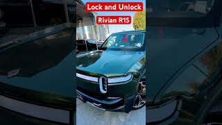 Lock and Unlock | Rivian R1S suv #shorts