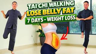30-Min Full-Body Tai Chi Walking 🔥 Lose Belly Fat & Support Weight Loss in 7 Days