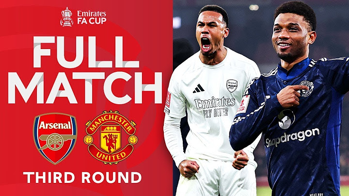 Arsenal Vs Manchester United | Key Moments | Third Round | Emirates FA Cup 2024-24 #football