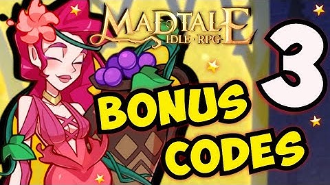 3 MORE GIFT CODES for Madtale Idle RPG!!!