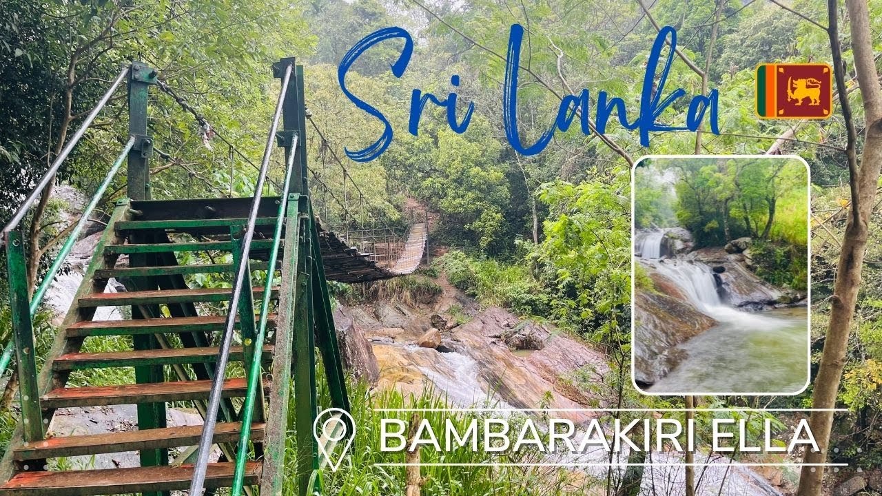 Bambarakiri Ella/Waterfall Sri Lanka|🇱🇰|Visit Sri Lanka|Travel Sri Lanka|Suspension Bridge
