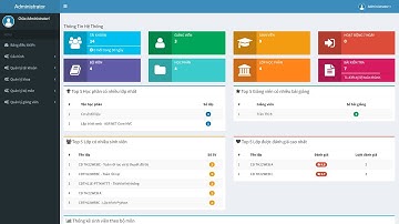 Website hệ thống quản lý sinh viên giảng viên bài giảng trực tuyến quản lý trường học thi online