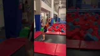 Gymnastics 4: flyspring on trampoline