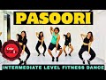 Pasoori  coke studio  intermediate level fitness dance  akshay jain choreography
