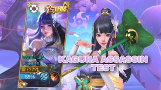 Kagura Water Lily Assassin Build One Shot Combo 100% Deadly🔥| Mobile Legends