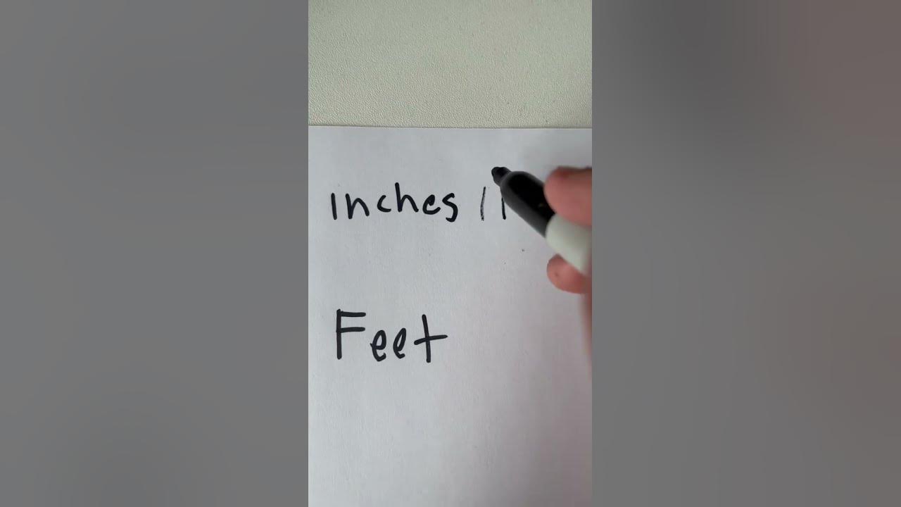 how-to-remember-symbol-for-inches-and-feet-youtube