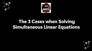 Solving Simultaneous Linear Equations (Part 5 of 5)