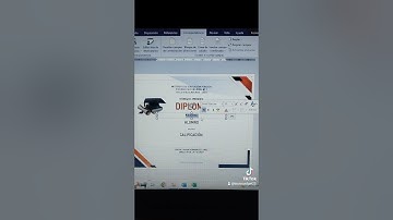 Como crear varios diplomas en Word usando una lista de Excel #excel #word