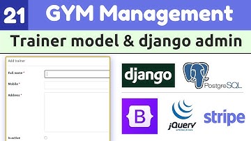 Create Trainer model & migration in django | Django Full Course: Gym Management System #21
