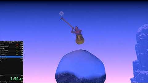 Getting Over it former PB -2:16:963 (speedrun) Glitchless%