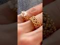 人気NO.1 レーシーリング／初心者OK！大人かわいい上品リング💍#ビーズアクセサリー #ハンドメイド #作り方